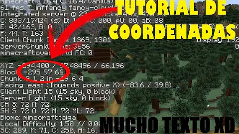 Como funcionam as coordenadas do Minecraft?