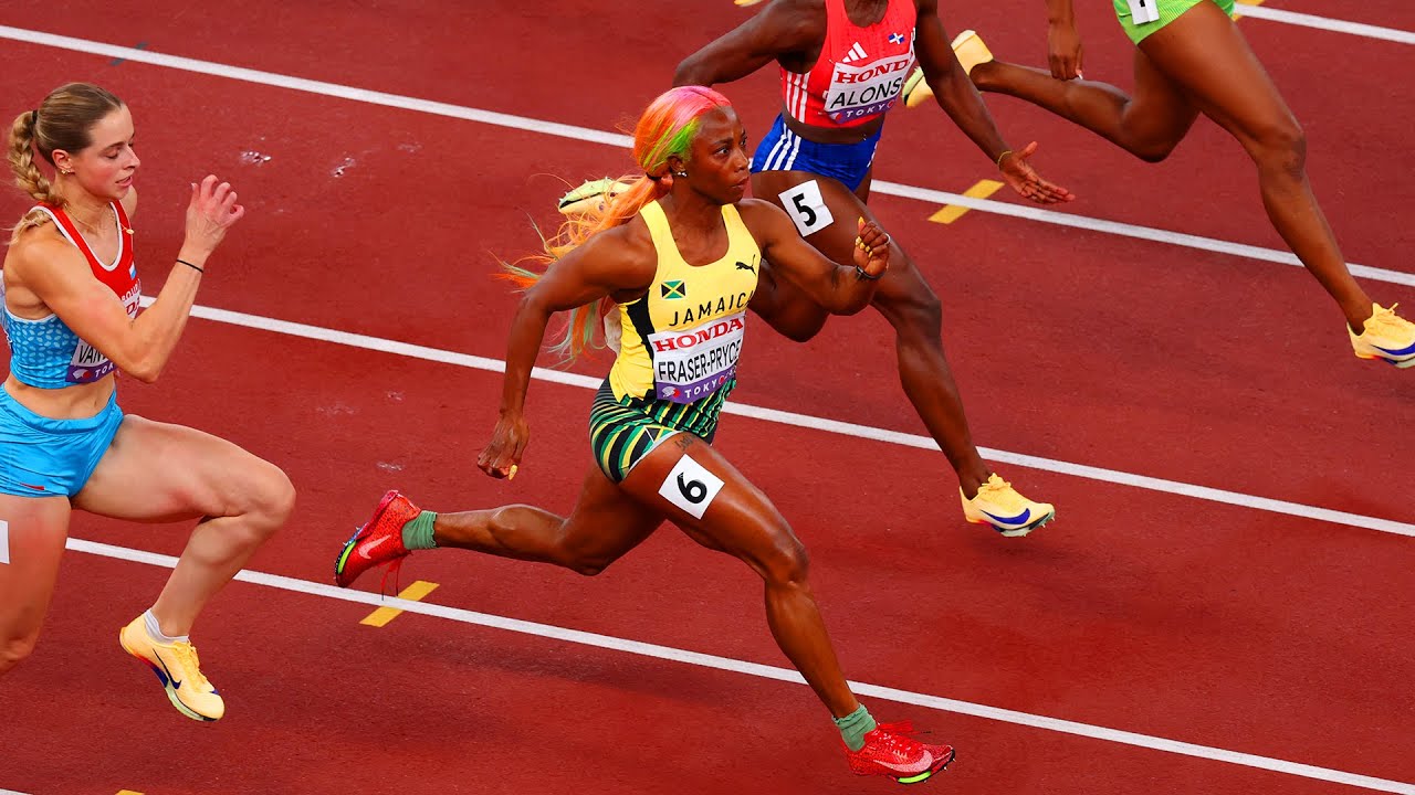 At 38, Shelly-Ann Fraser-Pryce survives 100m heats to punch semifinal ticket at worlds | NBC Sports