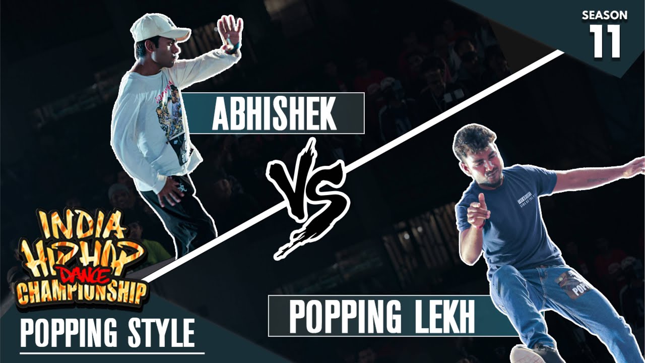 ABHISHEK VS POPPING LEKH (POPPING BATTLE) TOP 16 | INDIAN HIP HOP DANCE CHAMPIONSHIP
