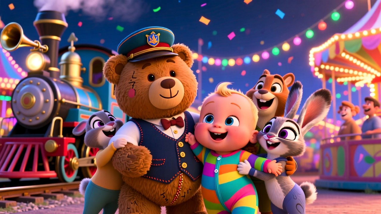 Baby’s Counting Train 🚂 | Fun Learning & Play for Kids | Toddler Adventure Video