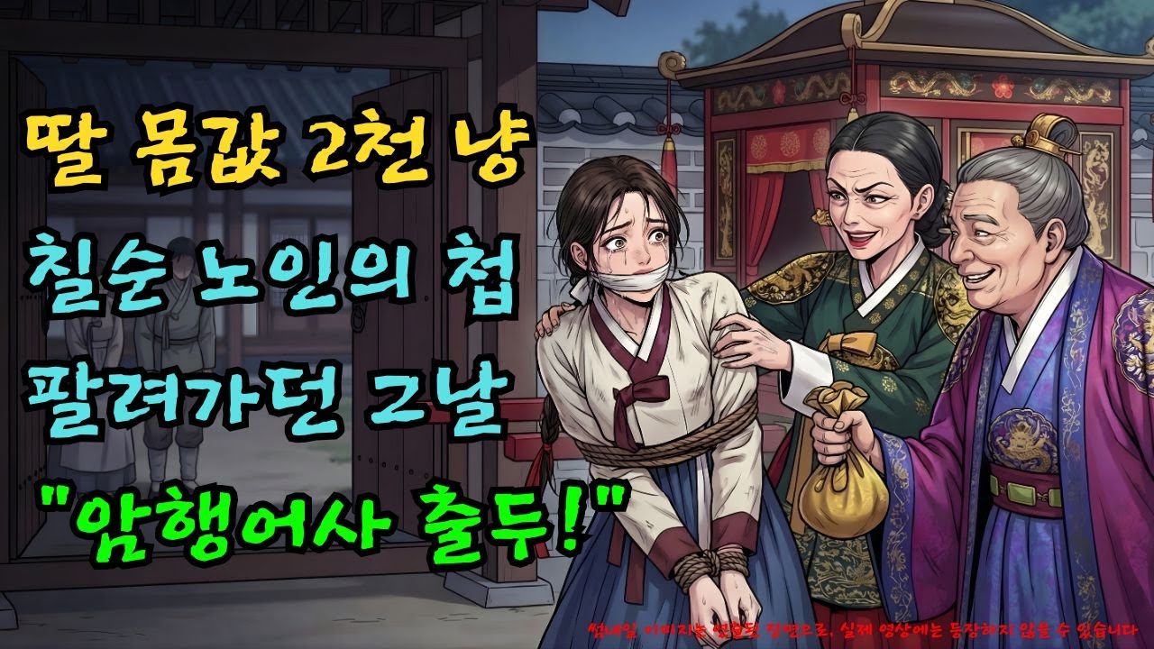 딸을 2천 냥에 팔아버린 계모, 혼례식 날 들이닥친 '거지'의 정체는? |야담·민담·전설·설화·옛날이야기·야사·오디오북