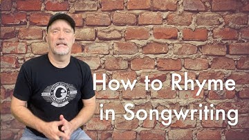 Rhyming in songwriting. Learn how to write better rhymes in your songs lyrics and music with tips.