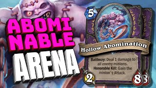 Hollow Abomination x2: Eat &amp; Defeat the Opposition | Warlock Arena | Hearthstone