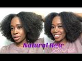 Natural Hair Blowout on 4C hair| NO heat damage...in 20 minutes!