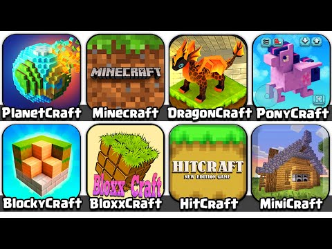 Сборка игры Minecraft: PlanetCraft, DragonCraft, BlockyCraft, BloxxCraft, LokiCraft, PonyCraft