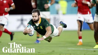 Rugby World Cup: 10-try South Africa beat Canada 66-7
