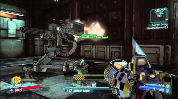 Borderlands 2 Commando saber turret with rocket pods and shield