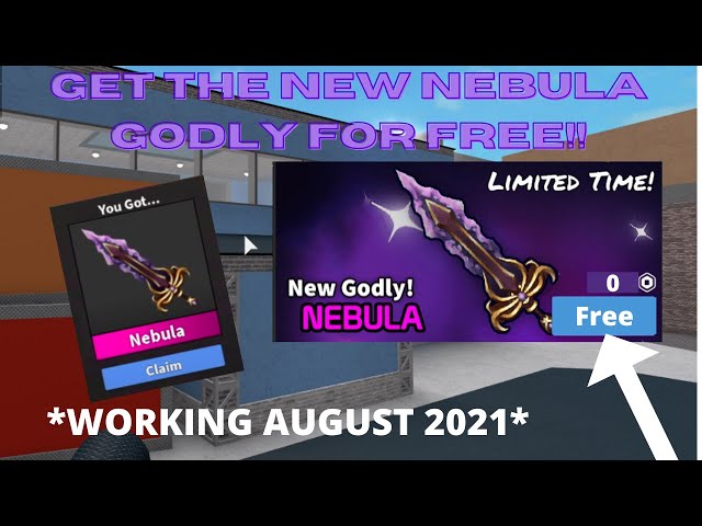 NEBULA MM2 🌙NEW GODLY 2021🌙 In Game Item Fast Delivery