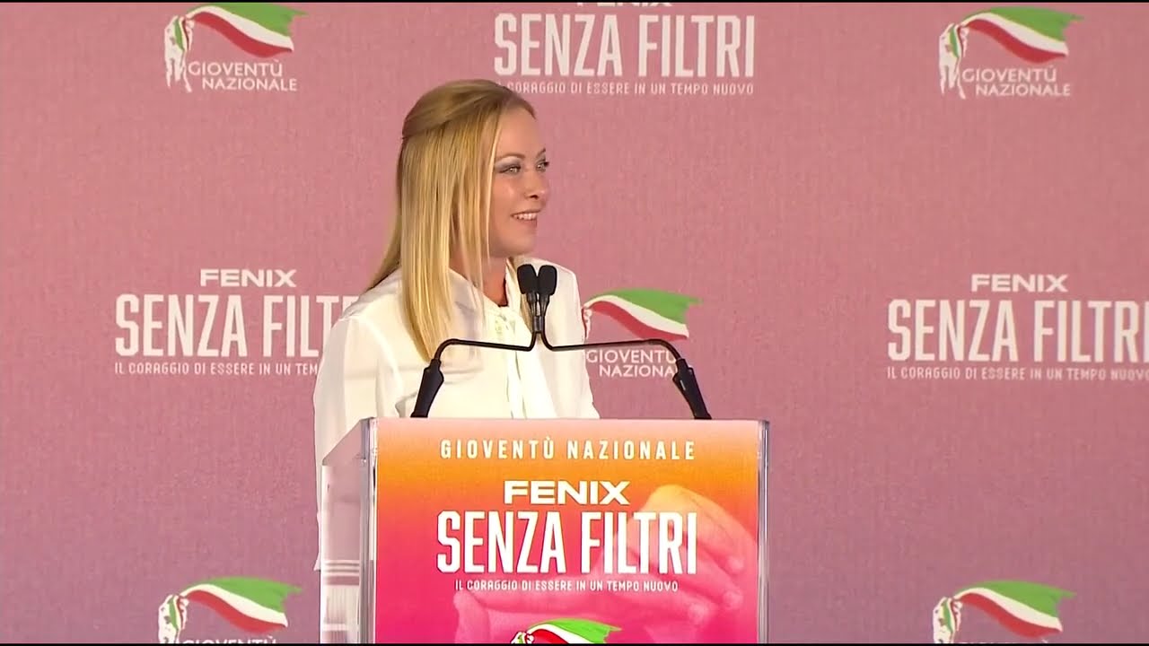 Giorgia Meloni interviene a Fenix. Non perdetela!