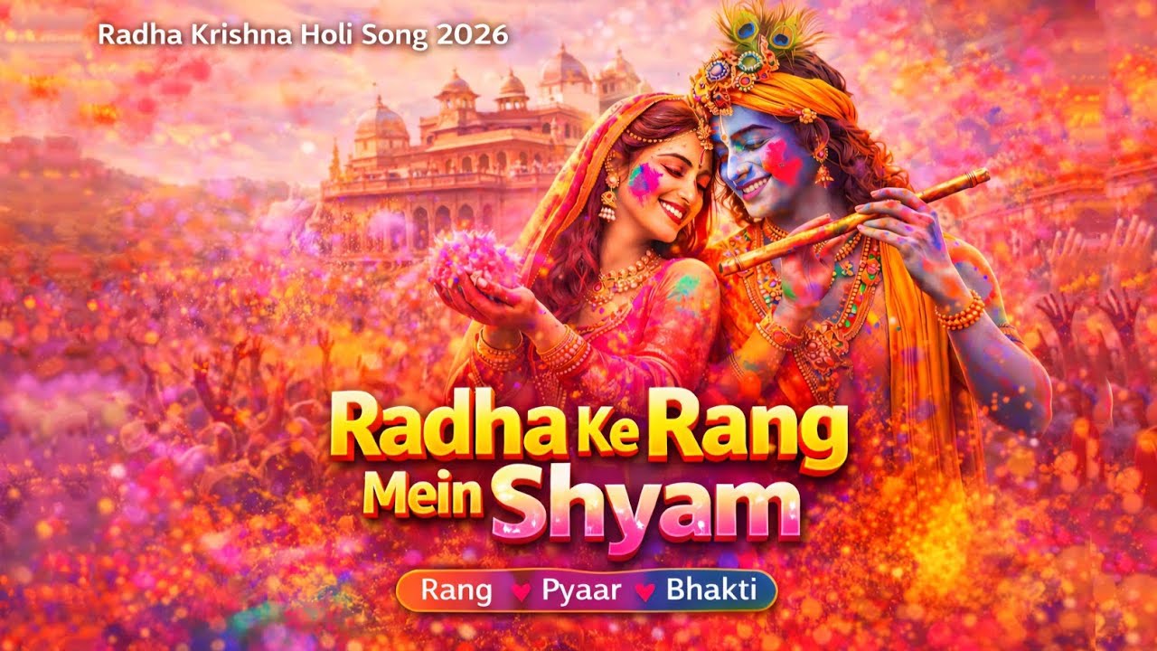Radha Ke Rang Mein Shyam | Radha Krishna Holi Song | Male Version | Holi Special 2026