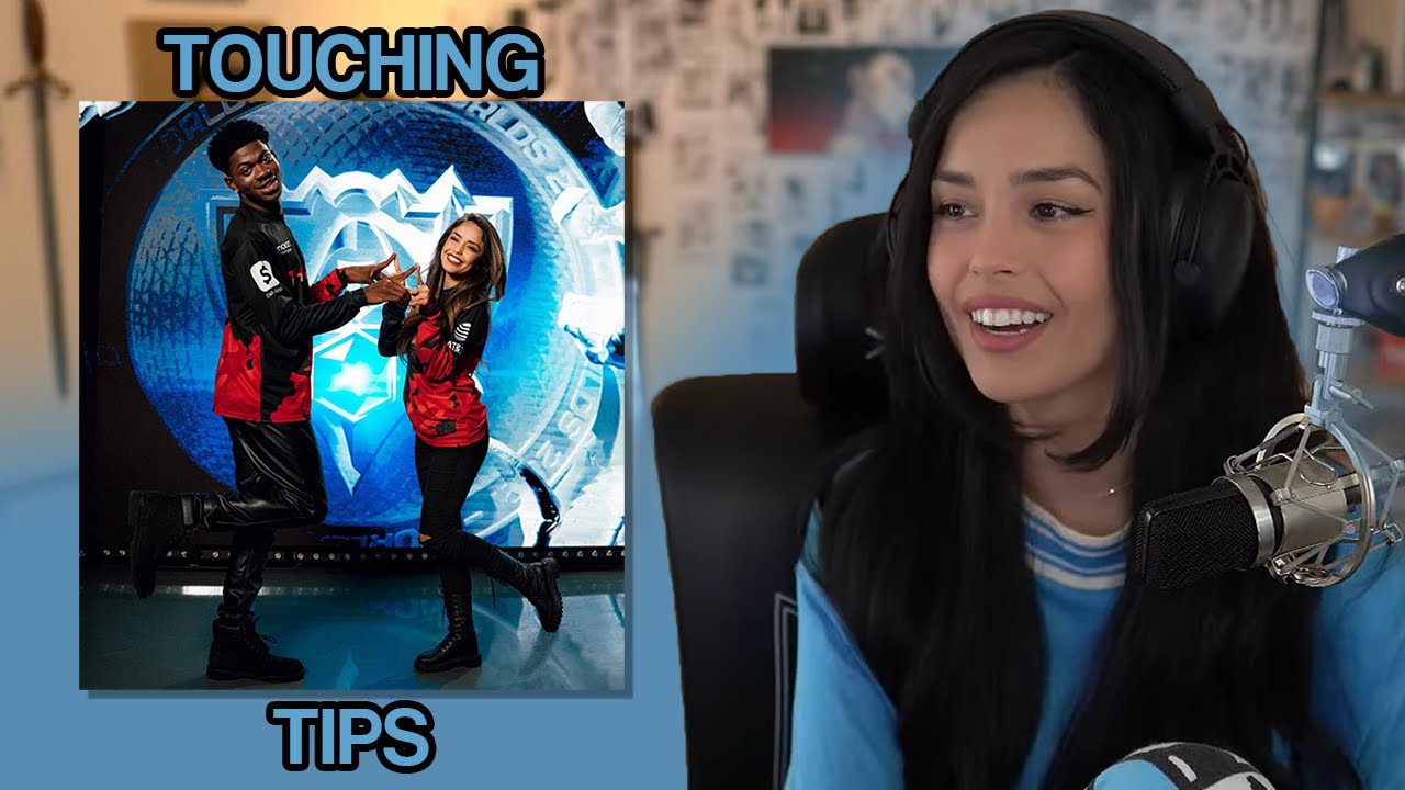 touching tips with LIL NAS X