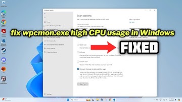 How to fix wpcmon.exe high CPU usage in Windows 10/11