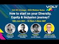 Volt uk  europe dei webinar  how to start on your diversity equity and inclusion journey