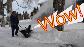 Single Stage SnowBlower - Repair and Using Englewood