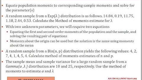Actuary CT 3 Probability Point Estimation