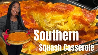 Southern Squash Casserole | Yellow Squash Casserole Recipe