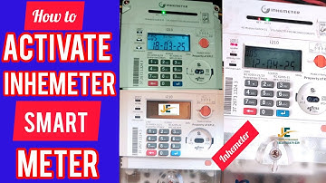 How to Activate INHEMETER Smart energy meter.