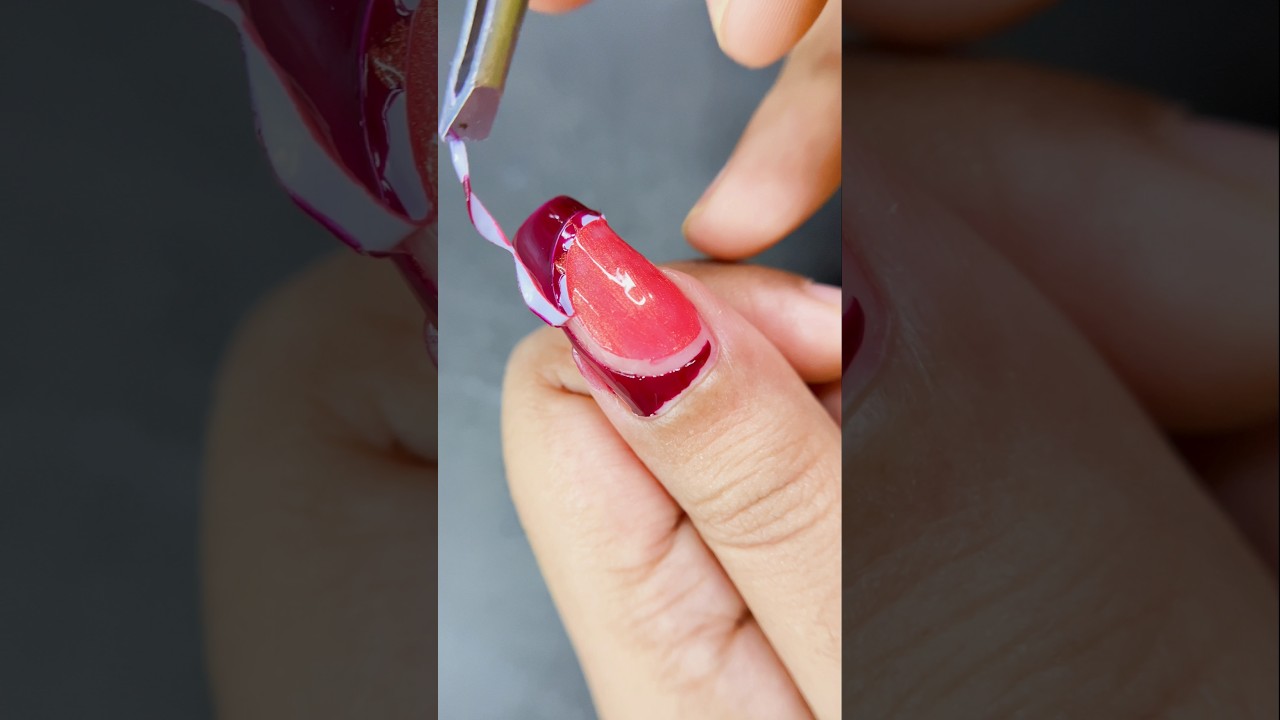 Nail Art using Design Tape 