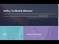 My First portfolio Web-site