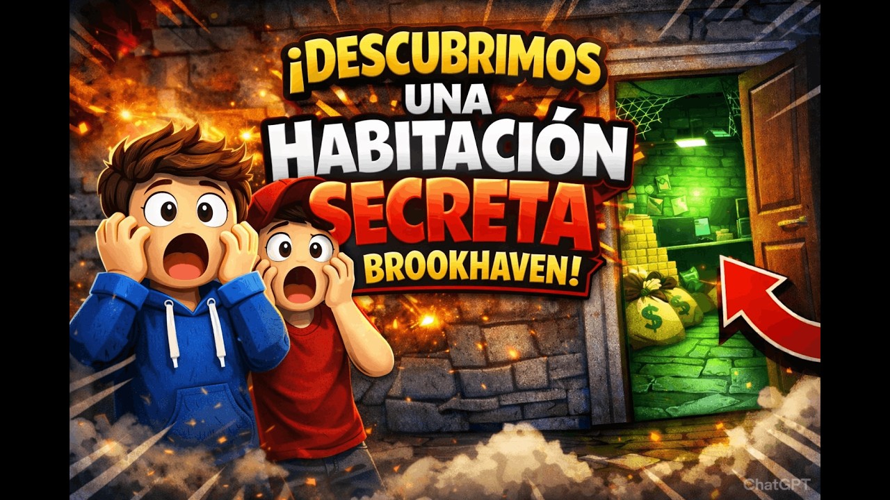 😱 DESCUBRIMOS UNA HABITACIÓN SECRETA EN BROOKHAVEN! #roblox  #brookhaven