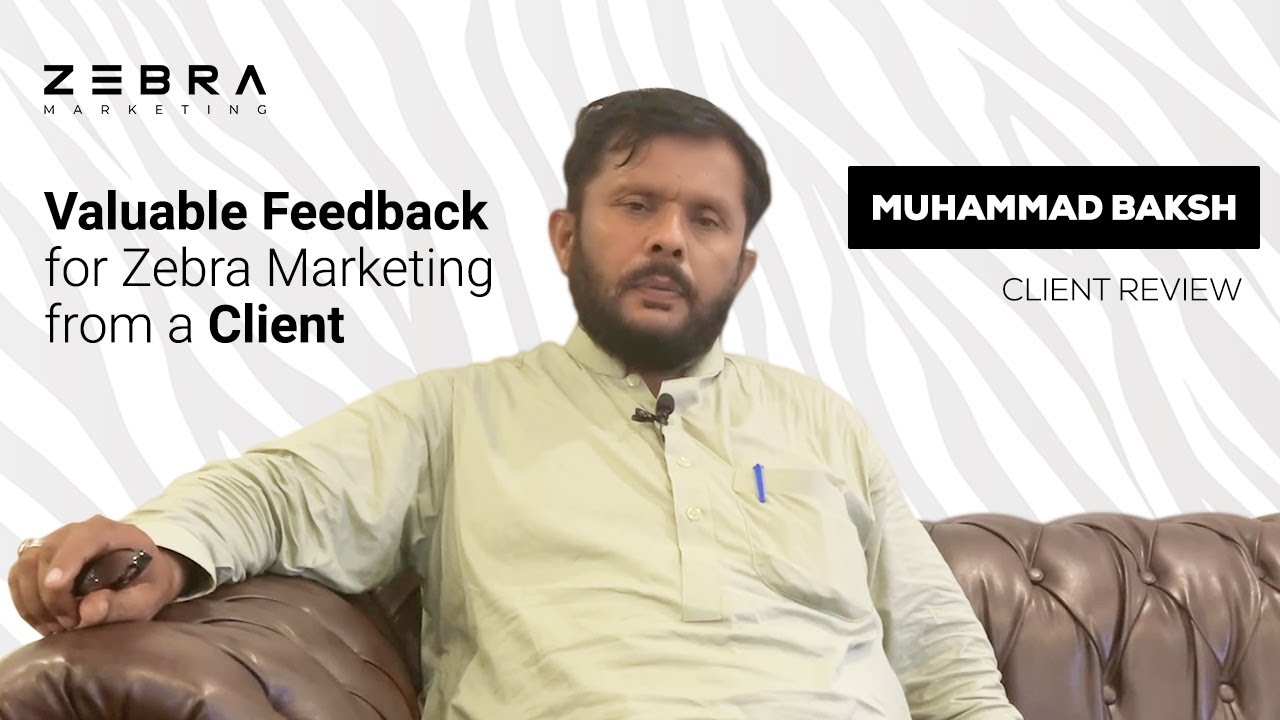 Valuable Feedback for Zebra Marketing from a Client