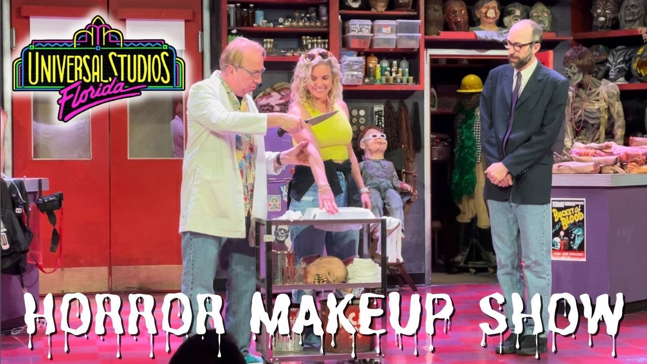 The Horror Makeup Show Universal Studios Universal Orlando 2024 YouTube