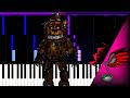 [FNAF Song] TryHardNinja - Five Night At Freddys' 4 Song (Piano Tutorial by Danvol) - Synthesia HD