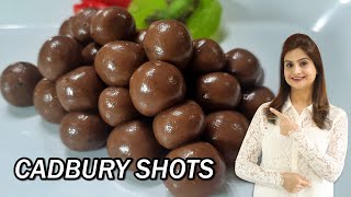 Homemade Cadbury Shots Recipe - How To Make Chocolate Nutties | Kanaks Kitchen