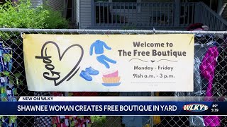Shawnee woman creates free boutique in her yard