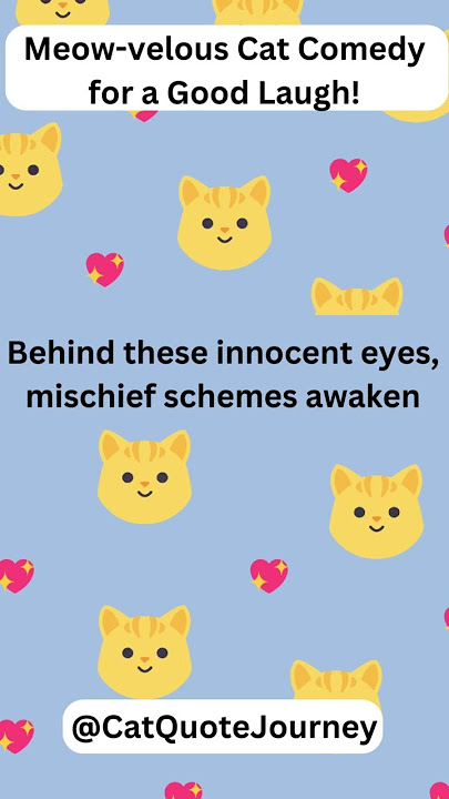 Whiskers & Giggles: Comedy Capers with Cats!