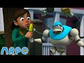 Ice Lolly Trouble!!! | ARPO The Robot | Funny Kids Cartoons | Kids TV Full Episodes