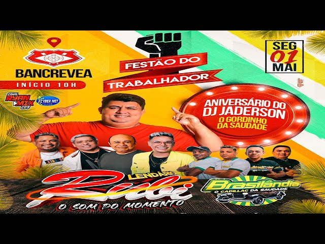 CD AO VIVO LENDÁRIO RUBI O SOM DO MOMENTO EM BENEVIDES 29-01-23