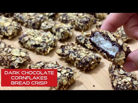3-Ingredients DARK CHOCOLATE CORNFLAKES BREAD CRISP recipe