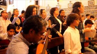 Video thumbnail of "Ele nos deu a Vida ( coro da Paróquia de Belas a cargo da Carla Antão )"