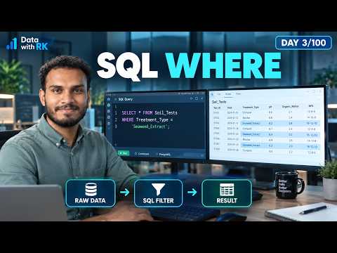 SQL WHERE Clause Explained in 10 Seconds | Day 3/100