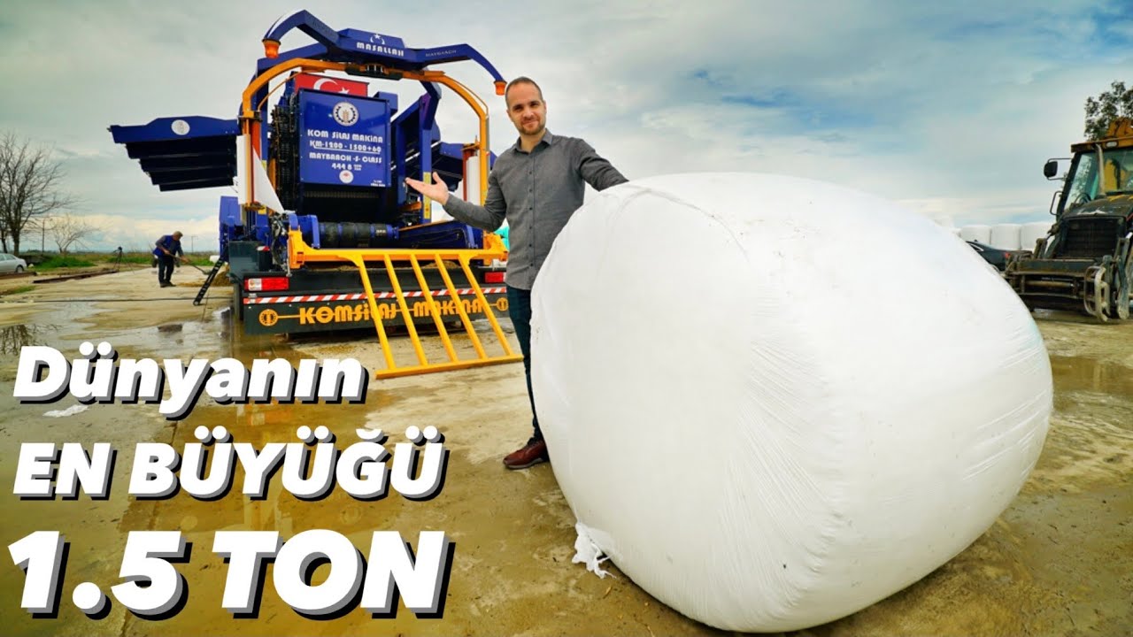Dünyanın EN BÜYÜK Silaj Balyası 1.5 TON | Kamu - Üniversite - Sanayi İşbirliği