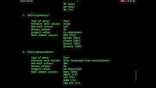 Apple IPAD: Check file stats with  CSVSTAT command-CSVKIT in ISH Terminal App