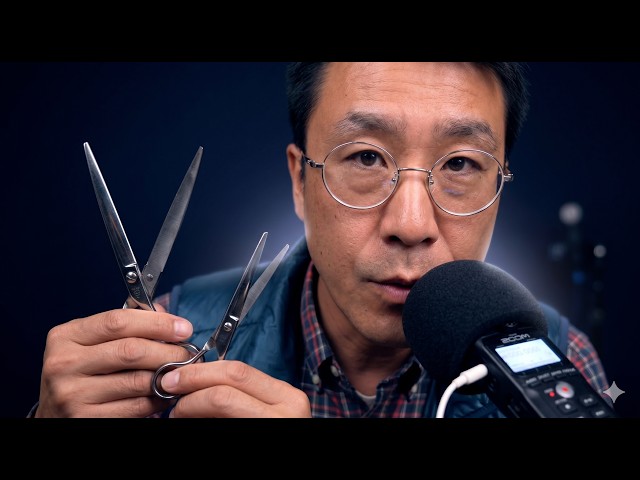 ASMR【絶対安眠】マウスサウンドとハサミの音｜Mouth Sound and Scissors Sounds Intense Tingles【睡眠用BGM】