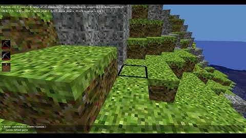 Minetest-c55 version 0.0.1 running on Ubuntu 12.04 LTS