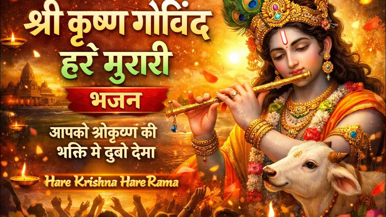 श्री कृष्ण गोविंद हरे मुरारी |  यह भजन आपको श्रीकृष्ण की भक्ति में डुबो देगा |@sangeet ke melodies 