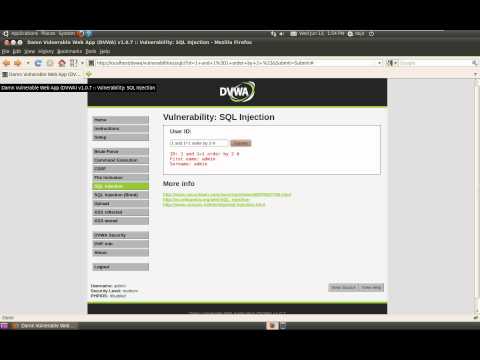 DVWA Sql injection - medium lvl
