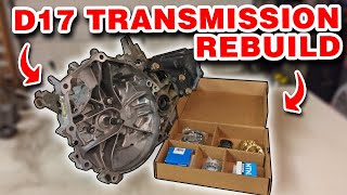 How To Rebuild Honda Civic D17 Transmission | Manual Swap Part 2 | Project EM2