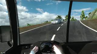 Journey to Hill station- Bus driver view Transport Fever 2 screenshot 1