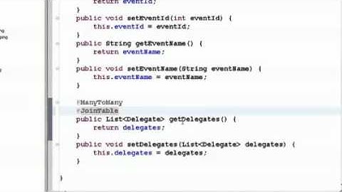 Java Hibernate Tutorial Part 18 - Many to Many Mapping.flv