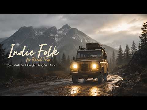 Long Drive Alone 🚘 Indie Folk Playlist for Road Trip - Open Mind & Quiet Thoughts,...