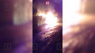 В пожаре на юге Петербурга погиб охранник