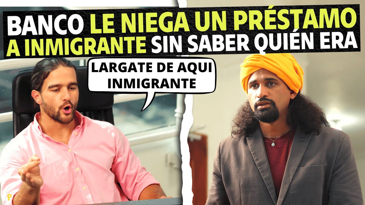 Banco le niega un préstamo a inmigrante sin saber quién era.