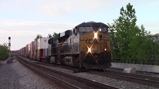 Q135 CSX Double Stack Train at Tanglewood RD from Portsmouth, VA to 59th Street Yard - Chicago, IL