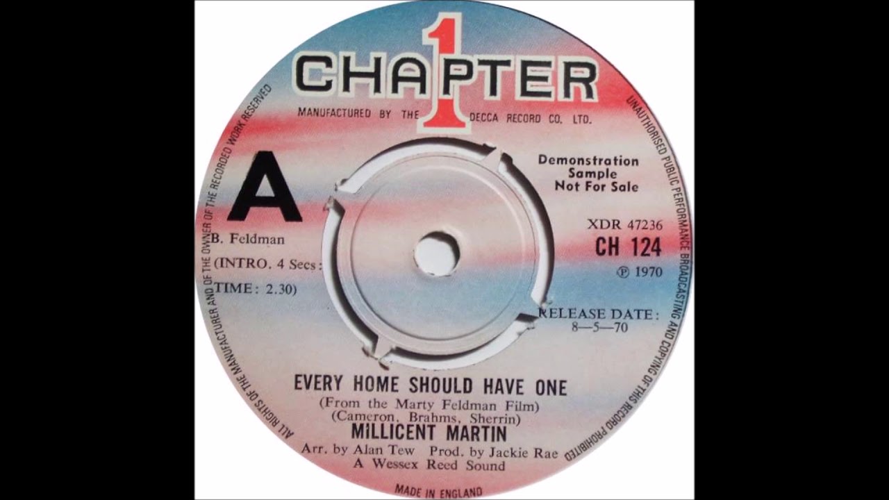 MILLICENT MARTIN * EVERY HOME SHOULD HAVE ONE (Theme Song) YouTube