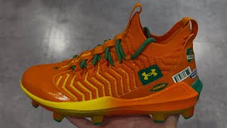 Under Armour Harper 9 Pro TPU Bring The Juice Orange Baseball Cleats